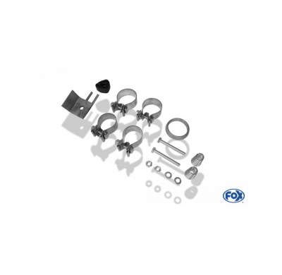 Escape FOX Toyota Corolla E12 - Hatchback - TS Kompressor escape final salida duplex - 135x80 53 duplex