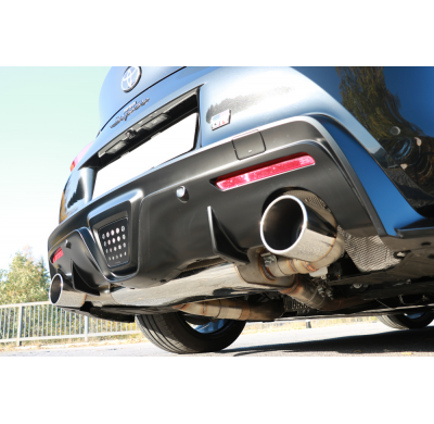 FOX Escape trasero salida cruzada derecha / izquierda - 1x114 tipo 12 Toyota Supra JTSC