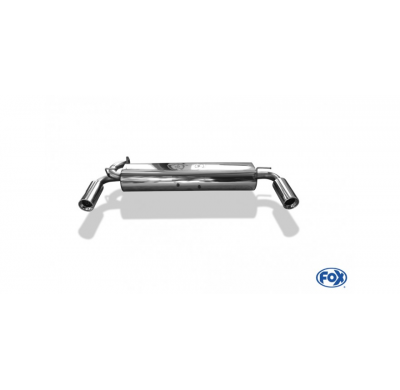 Escape FOX Toyota MR2 W1 escape final cross salida duplex - 1x90 13 duplex