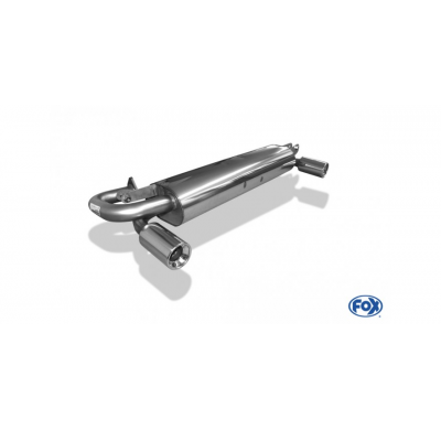 Escape FOX Toyota MR2 W2 escape final cross salida duplex - 1x90 13 duplex