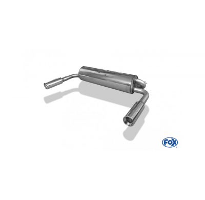 Escape FOX Toyota RAV 4 II escape final salida duplex - 1x90 13 duplex