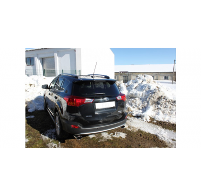 Escape FOX Toyota RAV 4 IV final pipe system dch/izq fitted on FOX Escape central- 140x90 32 dch/izq