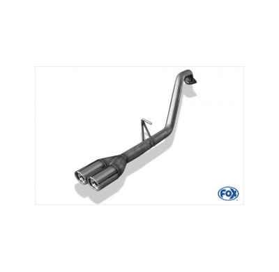 Escape FOX Toyota Hilux N25 - Double Cap final pipe system - 2x80 17