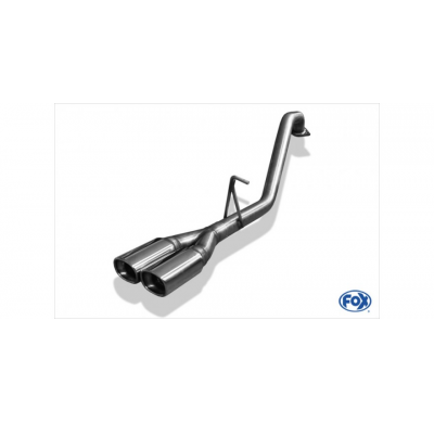 Escape FOX Toyota Hilux N25 - Double Cap final pipe system - 2x93x79 71