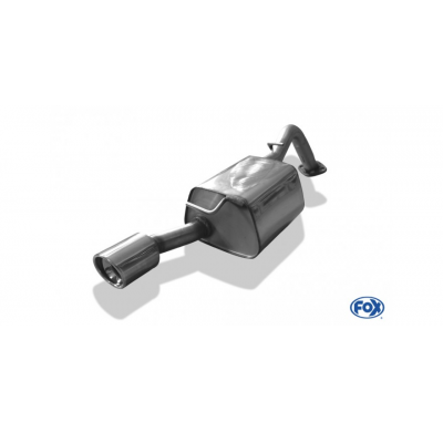 Escape FOX Toyota Yaris XP9 TS escape final fitted for the original paragolpes - 1x90 17