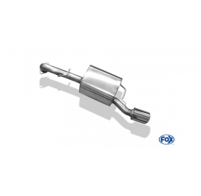 Escape FOX Toyota Yaris XP9 TS escape final fitted for the original paragolpes - 1x90 17