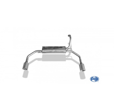 Escape FOX CitroenC1/ Peugeot 107/ Toyota Aygo escape final salida duplex - 1x90 13 duplex