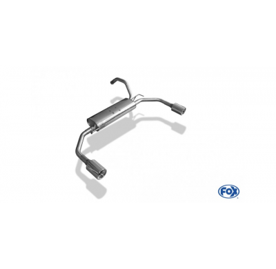 Escape FOX CitroenC1/ Peugeot 107/ Toyota Aygo escape final salida duplex - 1x90 13 duplex