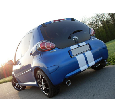 Escape FOX CitroenC1/ Peugeot 107/ Toyota Aygo escape final salida duplex - 1x90 13 duplex