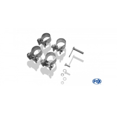 Escape FOX CitroenC1/ Peugeot 107/ Toyota Aygo escape final salida duplex - 106x71 33 duplex