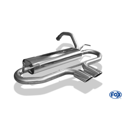 Escape FOX CitroenC1/ Peugeot 107/ Toyota Aygo escape final salida centraled - 2x86x54 32 duplex