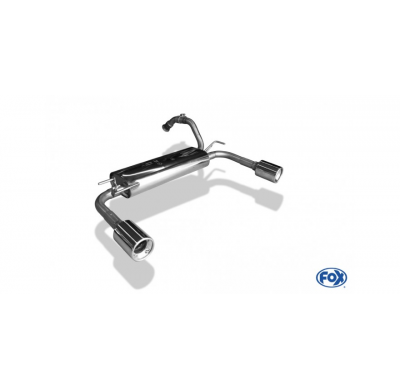 FOX Salida del Escape trasero derecha / izquierda - 1x90 tipo 13 derecha / izquierda Citroen C1 II Año:Desde 2014 1,2l 60kW