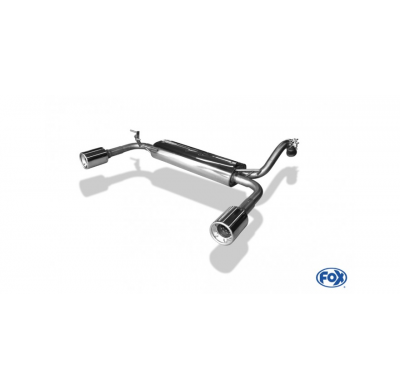 FOX Salida del Escape trasero derecha / izquierda - 1x90 tipo 13 derecha / izquierda Citroen C1 II Año:Desde 2014 1,2l 60kW