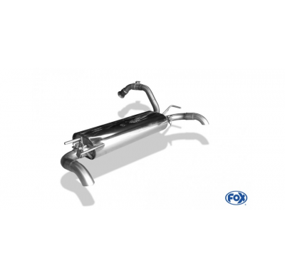 FOX Salida del Escape trasero derecha / izquierda - óptica diesel Citroen C1 II Año:Desde 2014 1,2l 60kW