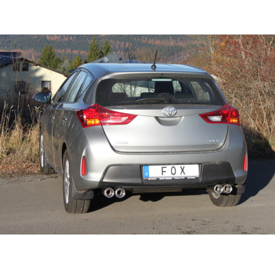 Escape FOX Toyota Auris Benzin Escape Final Duplex - 2x90 13 dch/izq