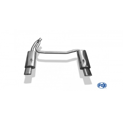 Escape FOX Volvo C70 Coupe & Cabrio escape final salida duplex - 135x80 53 duplex