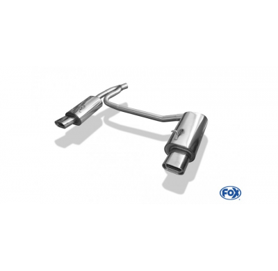 Escape FOX Volvo C70 Coupe & Cabrio escape final salida duplex - 135x80 53 duplex