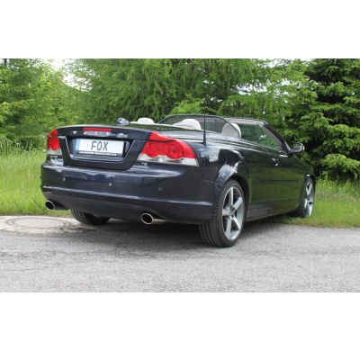 Escape FOX Volvo C70 - II escape final salida duplex - 115x85 32 duplex