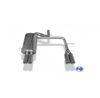 Escape FOX Volvo XC90 reestyling escape final salida duplex - 2x76 13 duplex