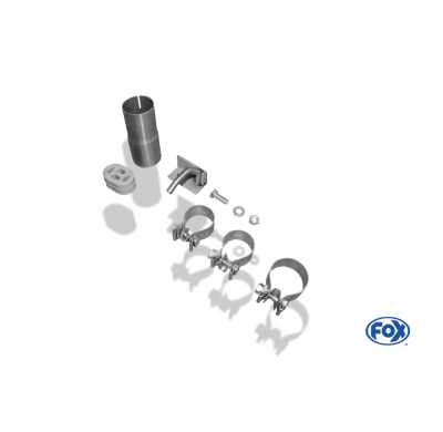 Escape FOX Volvo XC90 reestyling escape final salida duplex - 2x76 13 duplex