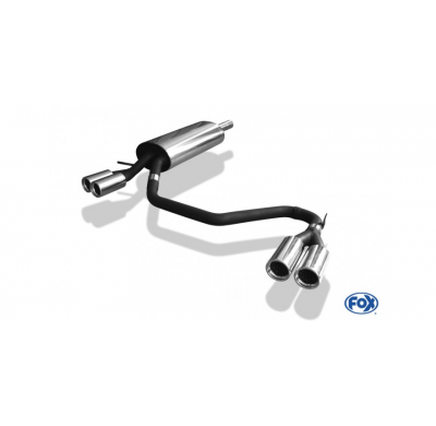 Escape FOX VW Passat 3B/ 3BG escape final salida duplex - 2x76 13 duplex