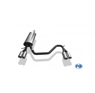 Escape FOX VW Passat 3B/ 3BG escape final salida duplex - 2x76 13 duplex