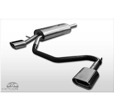 Escape FOX VW Passat 3B/ 3BG escape final salida duplex - 135x80 53 duplex