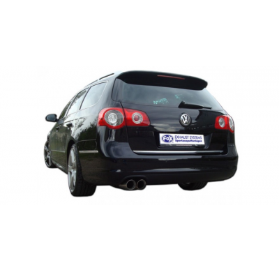 Escape FOX VW Passat 3C/ 3C CC escape final &#216;63,5mm - 2x90 17