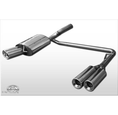 Escape FOX VW Passat 3C/ 3C CC escape final salida duplex - 2x90 13 duplex