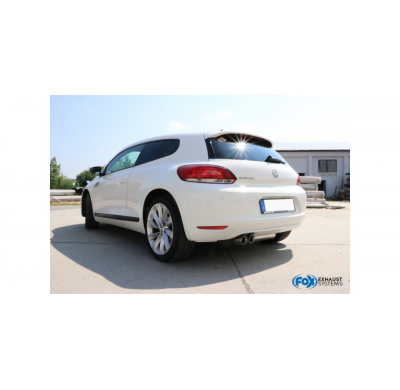 Escape deportivo VW Scirocco III - 2x76 tipo 25
