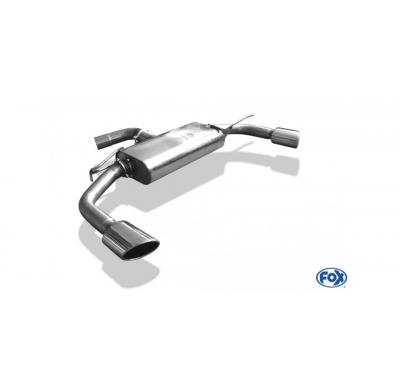 Escape FOX VW Scirocco III escape final salida duplex - 115x85 32 duplex