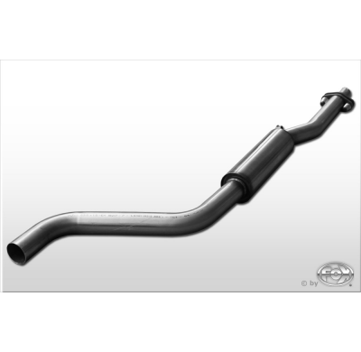 Escape FOX VW Polo 86C G40 escape delantero - diametro: 60mm