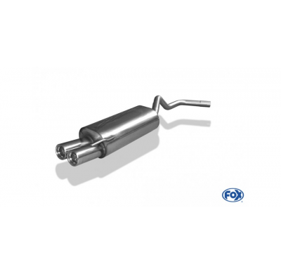 Escape FOX VW Polo 6N escape final doble entrada - 2x76 13