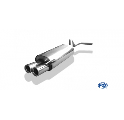 Escape FOX VW Polo 6N escape final &#216;50mm - 2x76 13