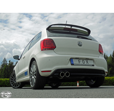 Escape FOX VW Polo 6R - WRC escape final 63,5mm - 2x90 16