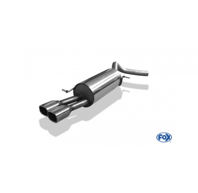 Escape FOX VW Polo 6R - WRC escape final 63,5mm - 2x90 16