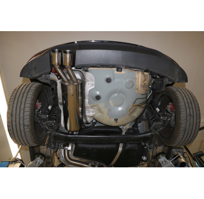 Escape FOX VW Polo 6R - GT und GTI escape final 63,5mm - 2x90 14