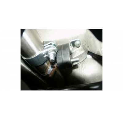 Escape FOX VW Golf IV 3-puertas escape final Side Pipe - 2x70 10 exit on drivers side