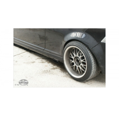 Escape FOX VW Golf IV 3-puertas escape final Side Pipe - 135x50 50 exit on drivers side