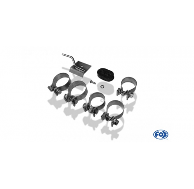 Escape FOX VW Golf IV 1J Escape final Duplex &#216;63,5mm - 1x90 25 dch/izq R32 Design