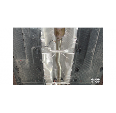 Escape FOX VW Golf V GTI/ Eos 1F tubo conexion escape central/catalizador - diametro: 70mm