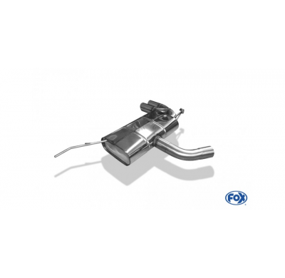 Escape final VW Golf V GTI/ GTD - 2x76 tipo 25