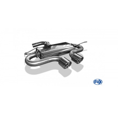 Escape FOX VW Golf V escape final salida central R32-Design - 2x100 17 center