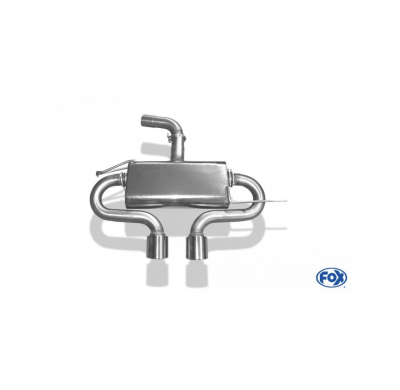 Escape FOX VW Golf V TSI escape final salida central R32-Design - 2x100 17 center