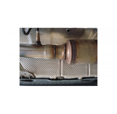 Escape FOX VW Golf V GTI/ Eos 1F tubo conexion escape central/catalizador - diametro: 70mm