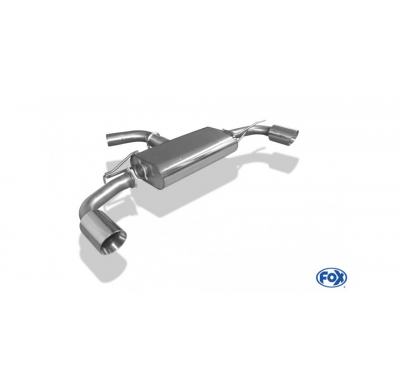 Escape FOX VW Golf 6 GTI/ GTD escape final salida duplex - 1x100 25 duplex