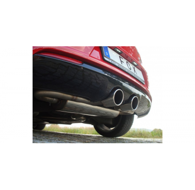 Escape FOX VW Golf VI R 4motion - 1K escape final salida duplex - 2x100 16 centered