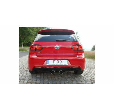 Escape FOX VW Golf VI R 4motion - 1K escape final salida duplex - 2x100 16 centered