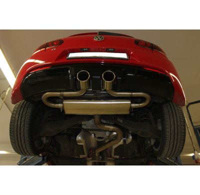 Escape FOX VW Golf VI R 4motion - 1K escape final salida duplex - 2x100 16 centered