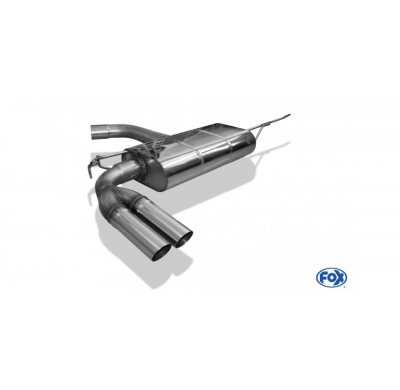 FOX Escape trasero - 2x63 tipo 14 VW Golf VI Año: 1,2l 63/77kW 1,4l 90/118kW 1,6l TDI 66/77kW (solo Euro 3) 2,0l TDI 81/100/103k